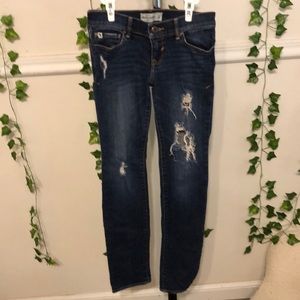 Abercrombie kids size 12 skinny jeans.